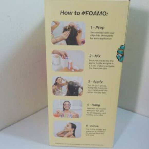 Hally Color Cloud Demi Permanent Foaming Holiday Hair Dye Kit Brand New in Box - Picture 2 of 4